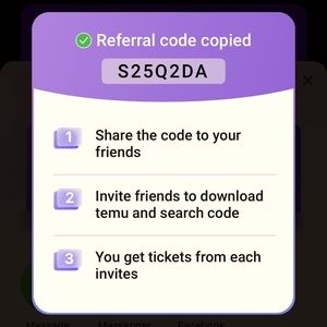 Temu just enter my code